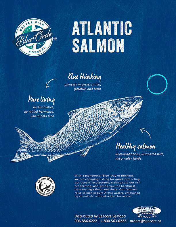 Blue Circle Salmon Ocean Wise Salmon